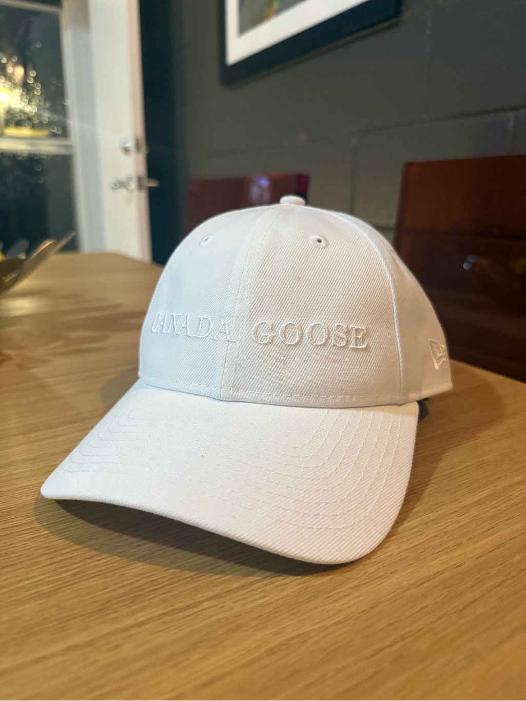 Canada Goose White Logo Baseball Cap